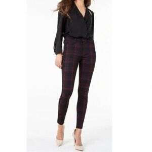 Liverpool Madonna Plaid Skinny Leggings Stretch Ponte Pants